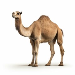 Camel isolated on white background