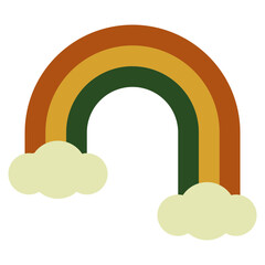 Rainbow icon for web, app, infographic, etc
