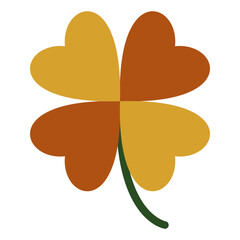 Shamrock icon for web, app, infographic, etc