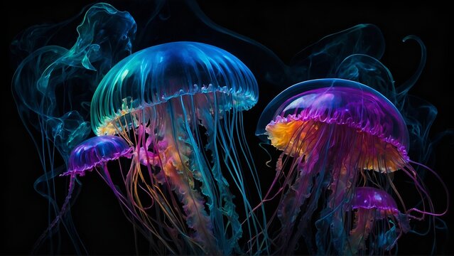 Neon Jellifish