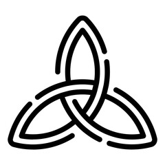 Celtic Knot icon for web, app, infographic, etc - obrazy, fototapety, plakaty