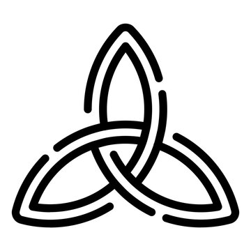 Celtic Knot icon for web, app, infographic, etc