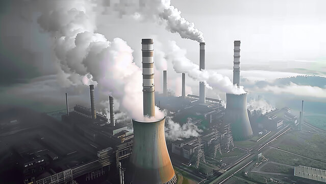 Coal Power Plant: Generating Energy for Electricity Distribution