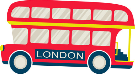 London bus icon vector illustration