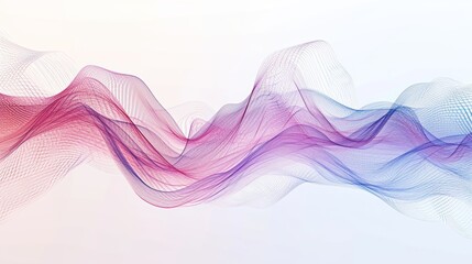 Gradient wave wallpaper colorful background. soft lines swoosh style. wavy smoke abstract design.