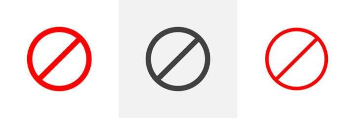 Stop Sign Isolated Line Icon Style Design. Simple Vector Illustration