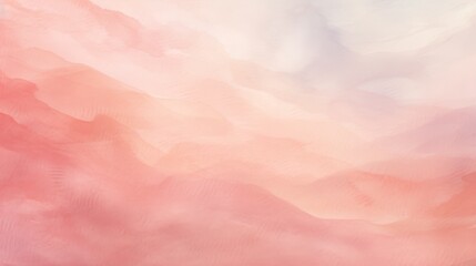 Fototapeta premium Abstract ombre watercolor background with Soft peach, Coral pink, Pale lavender