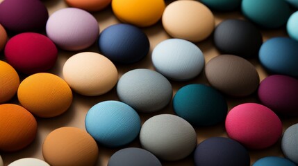 Various Colored Balls on Table