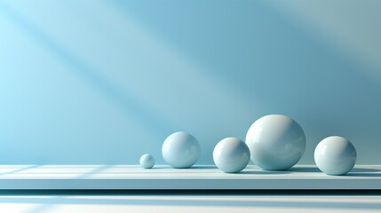 Group of White Balls on Table