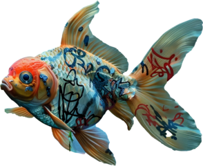 Fish on a white background