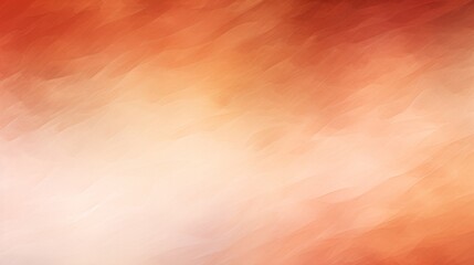 Abstract ombre watercolor background with Burnt orange, Terracotta, Cream - obrazy, fototapety, plakaty