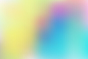 Obraz premium Light Blue, Yellow vector blurred shine abstract template.