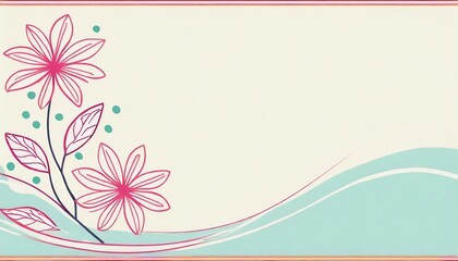 floral background with space for text or image