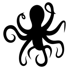 Sea Animal Silhouette