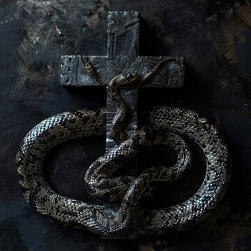snake on the cross