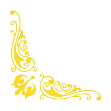 recommend clip art: Gold Corner Frame Border