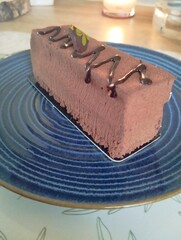 chocolate cake on a plate