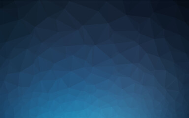 Obraz premium Dark BLUE vector low poly layout.
