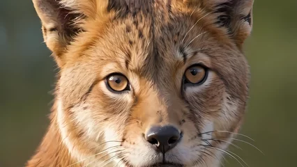 Crédence de cuisine en verre imprimé Lynx portrait of a wolf