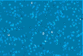 Light BLUE vector backdrop with dots.