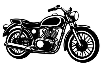 Fototapeta na wymiar illustration of a motorcycle