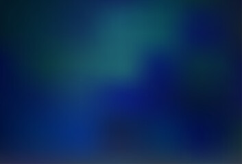 Dark BLUE vector blurred shine abstract pattern.