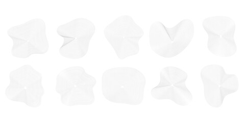 Abstract Circle Wave Wireframe