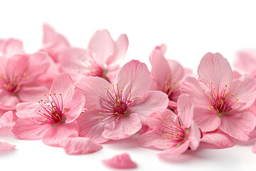 Fototapeta na wymiar pink blossom isolated