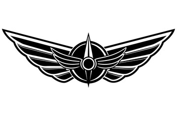 aviation-wings-logo-vector-illustration