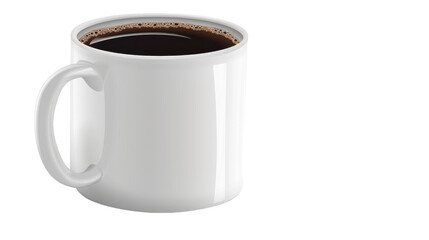 Coffee Mug on Transparent Background