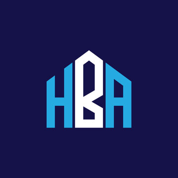 modern hba logo design
