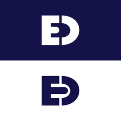 modern ed logo design