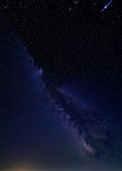 Stars and galaxy outer space sky night universe background