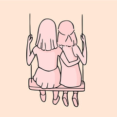 girls friendship tattoo