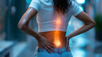 A Glimpse into a Woman's Struggle with Back Pain and the Hidden Reality of Spine-Related Diseases