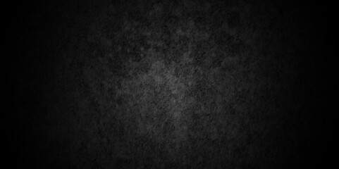 Abstract design with textured black stone wall background. Modern and geometric design with grunge texture, elegant luxury backdrop painting paper texture design .Dark wall texture background space	
