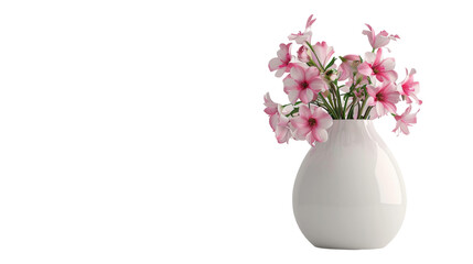 Flower Vase on Transparent Background