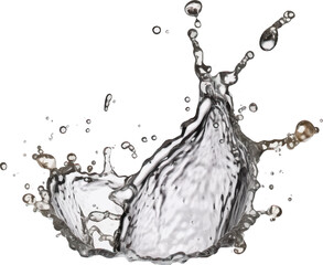 リアルで躍動的な水の塊　素材