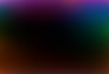 Dark Multicolor, Rainbow vector abstract bokeh pattern.