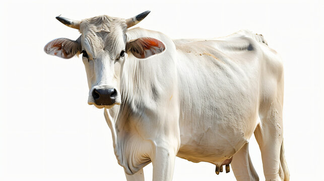 Cattle cow ready to use photo in white background