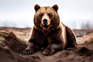 Obraz premium european brown bear