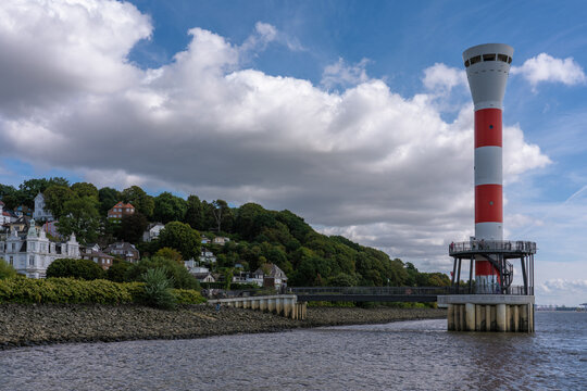 View of the Low Lighthouse in Blankenese