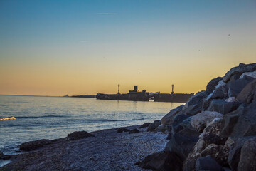 Europe, Romania, Constanta region, 2023 year - Sea, seashore 