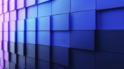 Gradient rectangle, dark blue, light blue