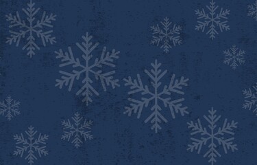 Winter's Midnight Dance Background With Snowflakes
