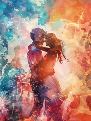 Gay Pride background wallpaper, poster card, rainbow, homosexual, love, colorful