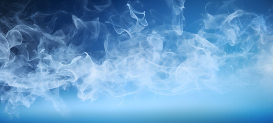 Obraz premium aromatherapy smoke from buhur shaped wallpaper design abstract organic colorful background, ai generative