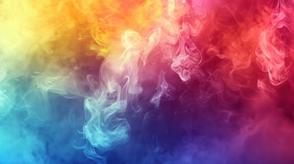 Colorful smoke background, abstract background for presentations, Colorful Smoke Swirls,...