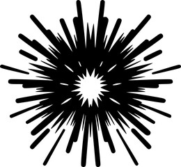 Obraz premium Explosion - Minimalist and Flat Logo - Vector illustration