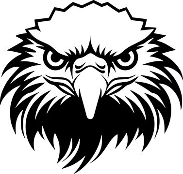 Eagle - Minimalist and Flat Logo - Vector illustration